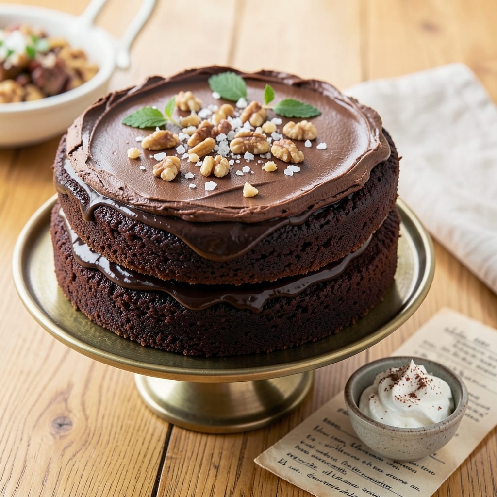 Amish Chocolate Fudge Cake Recipe: Rich Dark Cocoa Depth With Crumb-Topped Magic