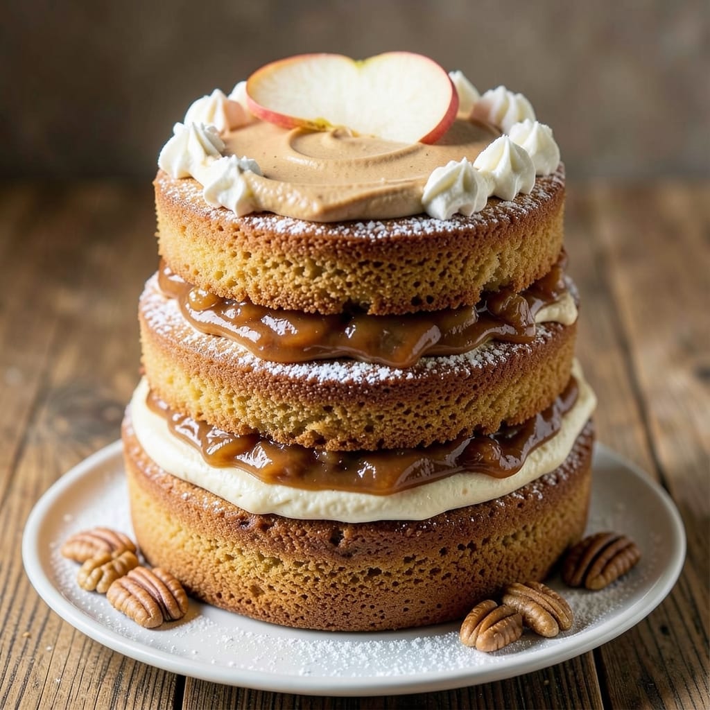 Apple Butter Stack Cake Recipe: Warm-Spiced Layers with Buttery Streusel Crown