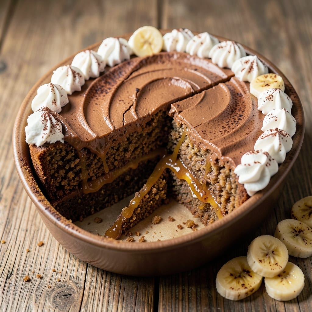 Banana Fudge Cake Recipe: Ultra-Moist Layers With Caramelized Banana Streaks