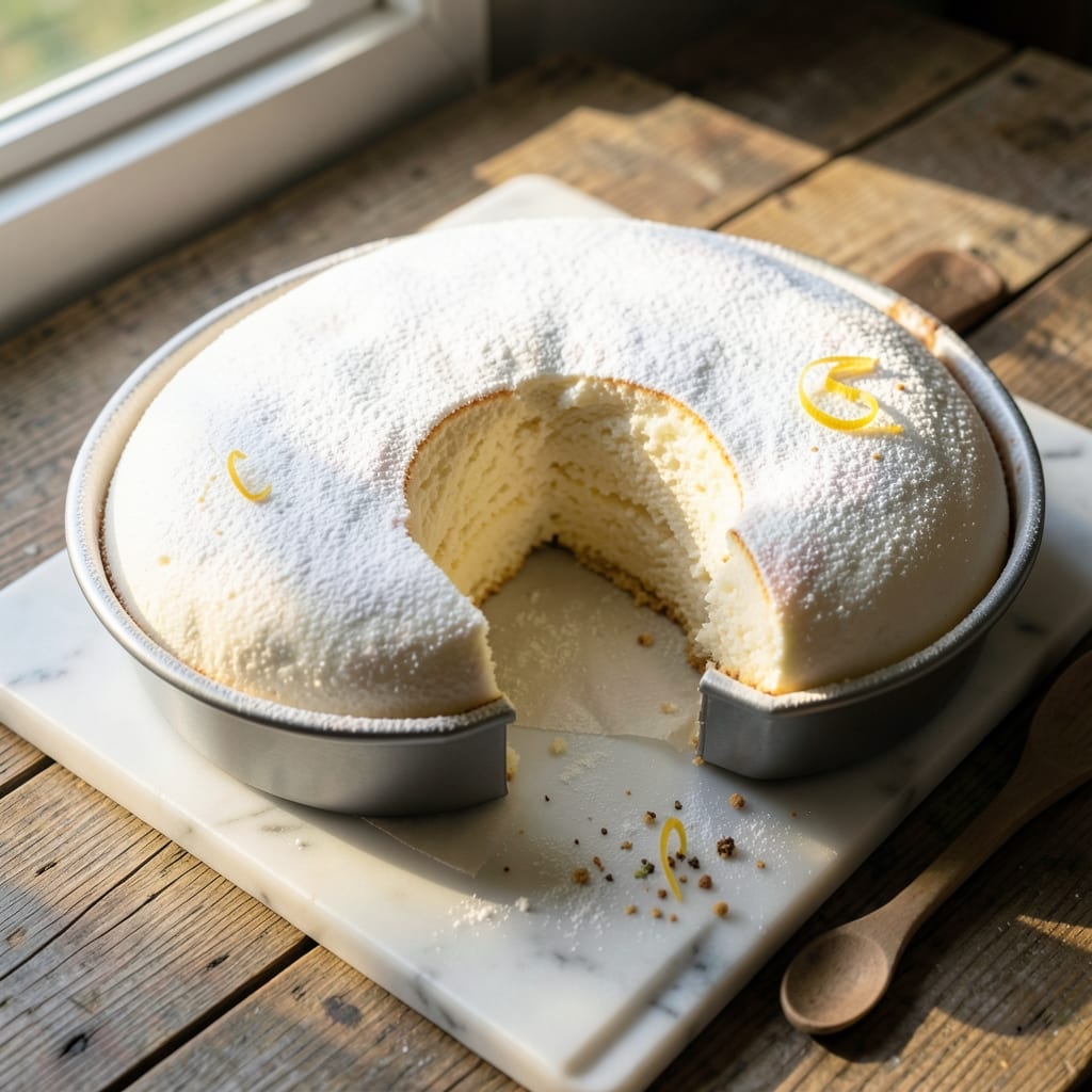 Angel Food Cake Tunnel Recipe: Vanilla-Infused Lightness With Hidden Surprise