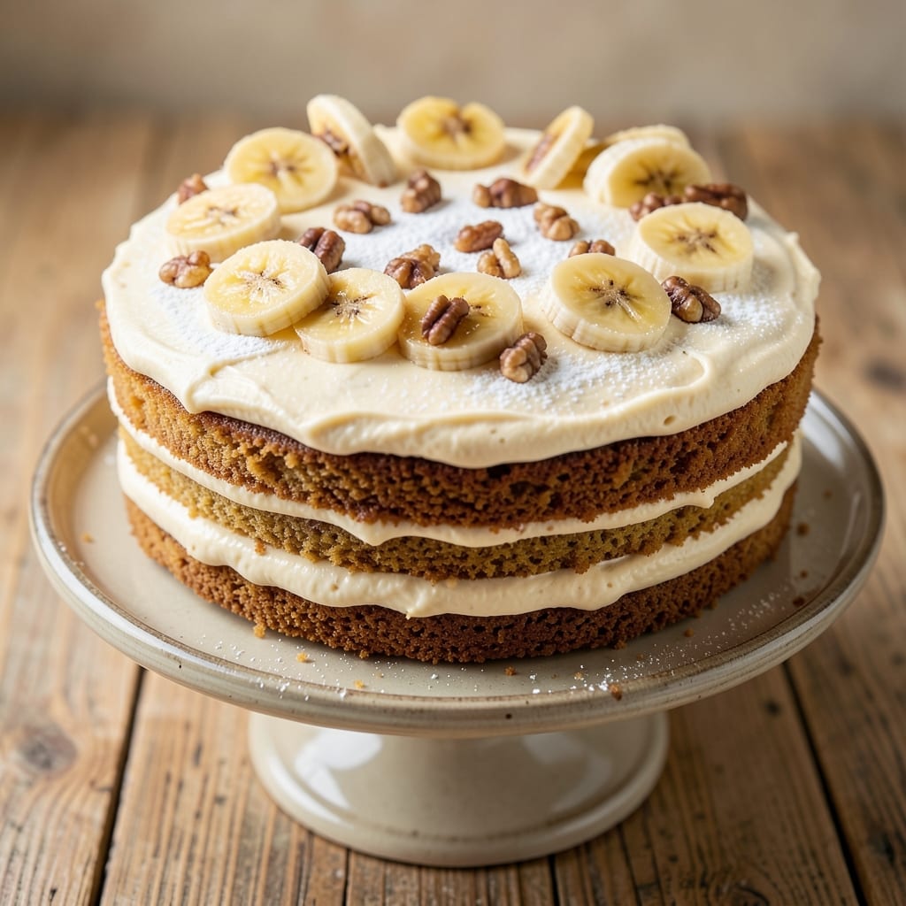 Amazing Banana Cake Recipe: Fluffy Layers With Caramelized Top Magic