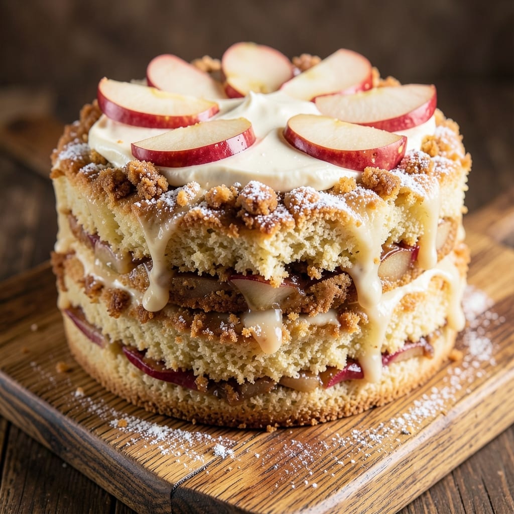 Apple Cake Recipe With Red Delicious Apples: Spiced Apple Layers and Buttery Streusel Crown