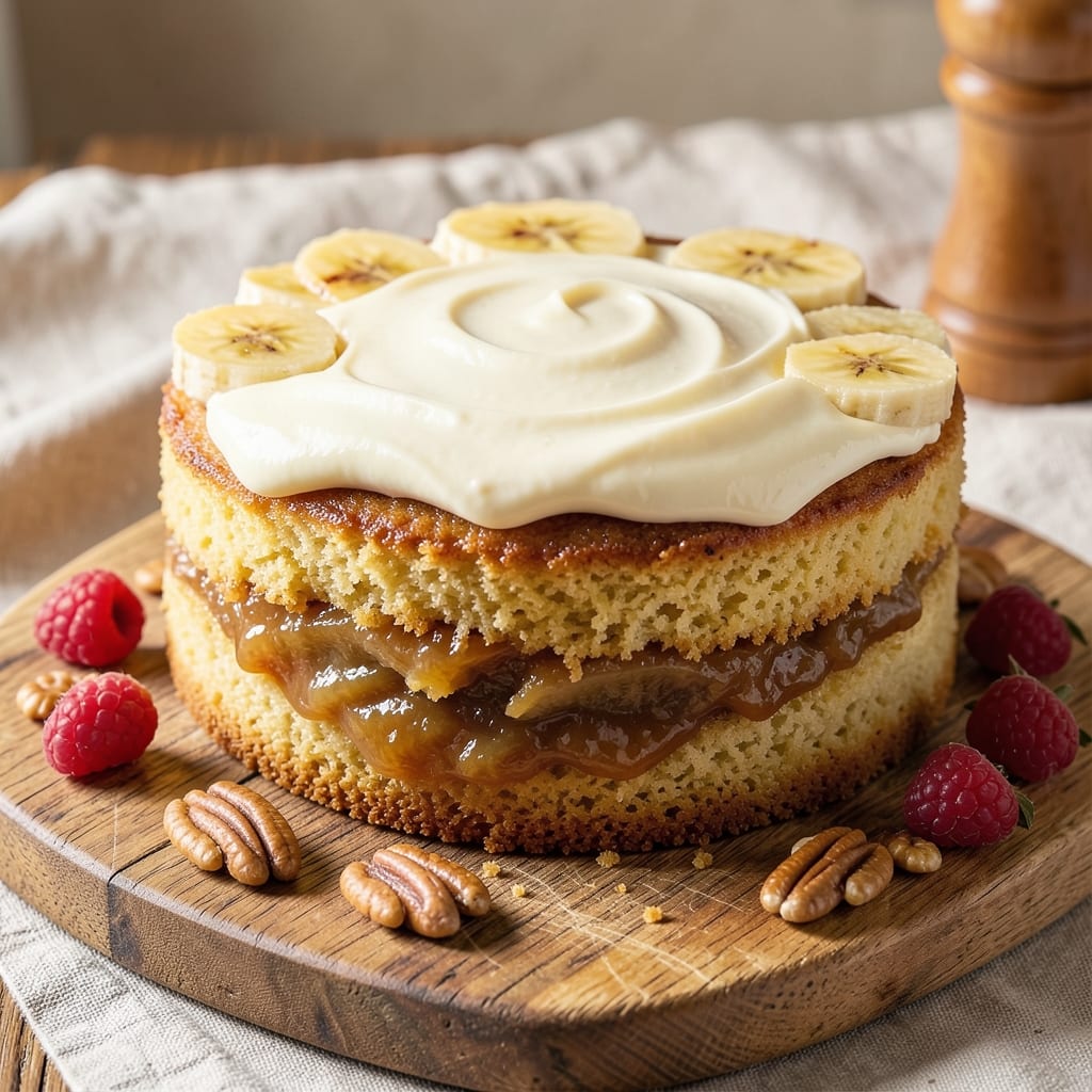 Banana Cake Recipe Precious Core: Swirled Vanilla Bean and Spiced Frosting Magic