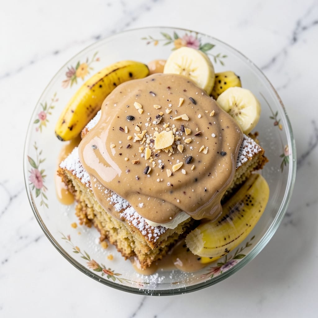 Banana Cake Recipe with Banana Pudding Mix: Layered Vanilla Bean Swirls and Creamy Pudding Magic