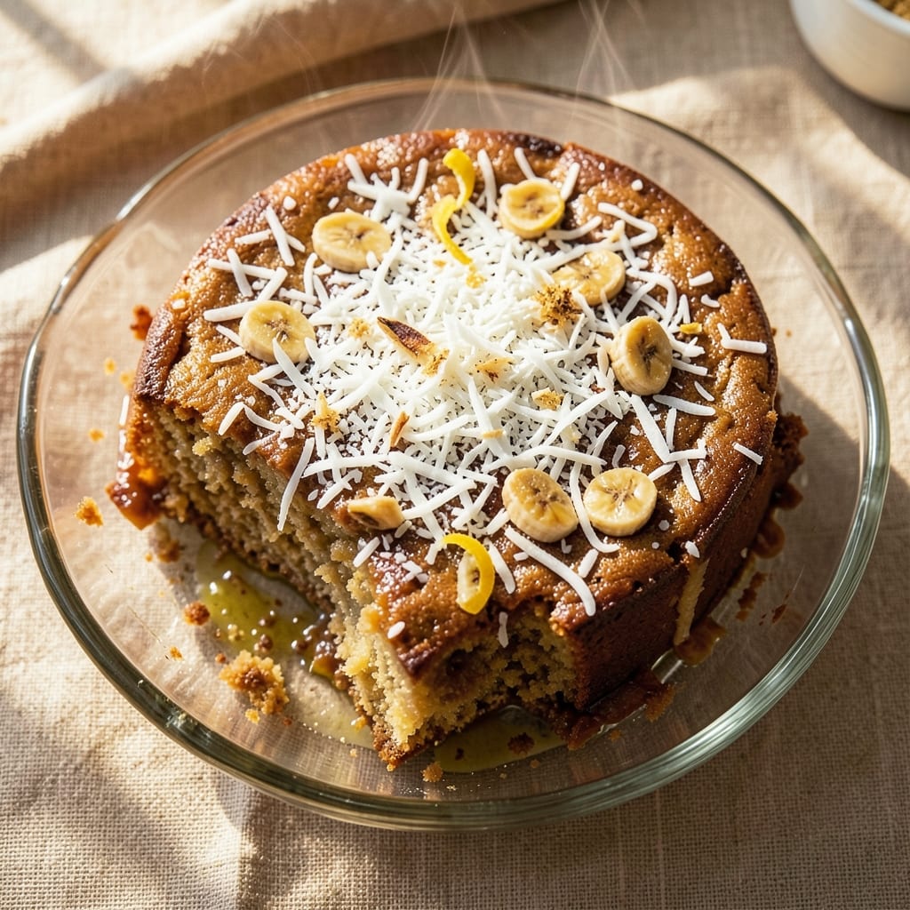 Banana and Coconut Cake Recipe Moist: Tropical Moisture With Caramelized Banana Swirls
