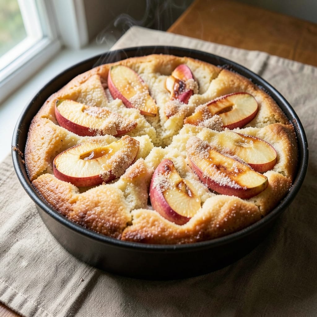 Apple Upside Down Cake Recipe With Cake Mix: Caramelized Apple Crown Over Moist Layers