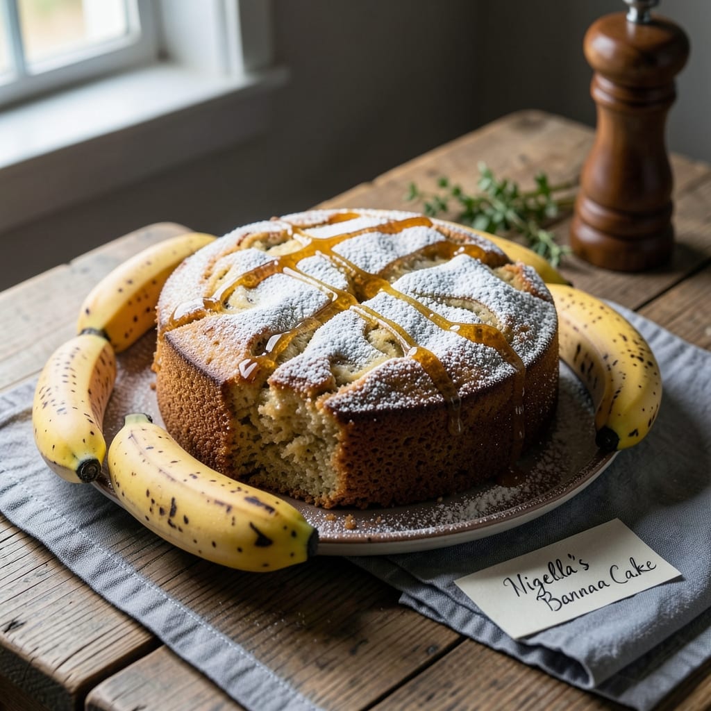 Nigella Lawson's Banana Cake Recipe: Spiced Moistness With Rum-Infused Depth