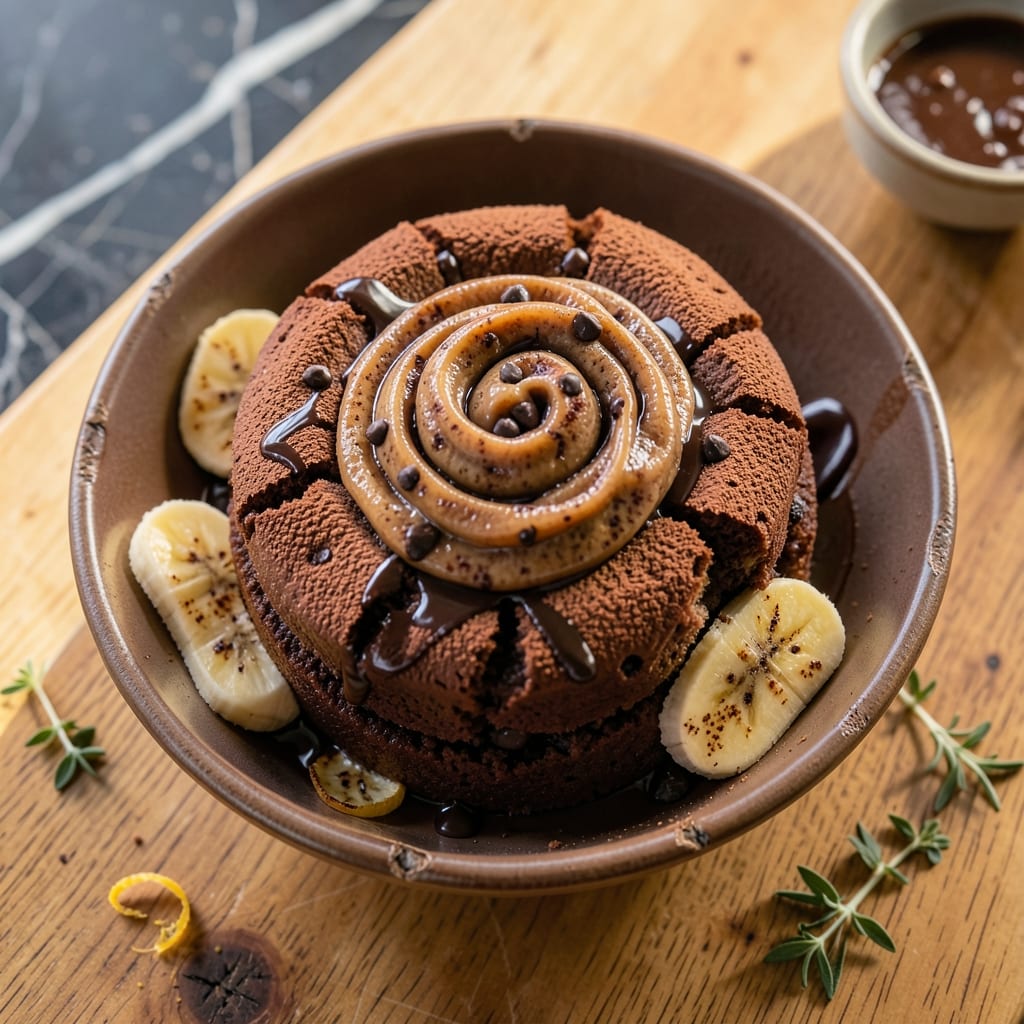 Baking Chocolate Banana Cake Recipe: Deep Fudgy Layers With Caramelized Banana Swirls