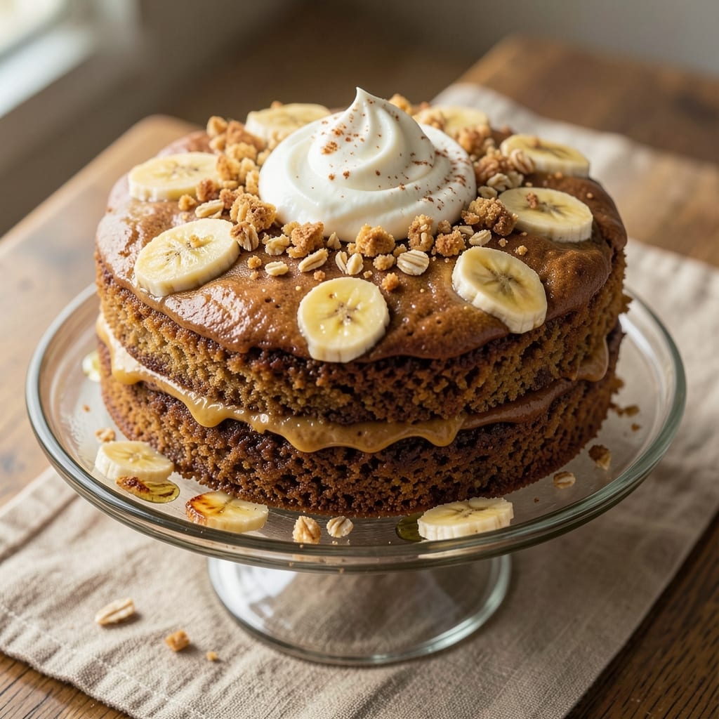 Banana Cake Recipe With Oat Flour: Gluten-Free Moistness With Nutty Crunch