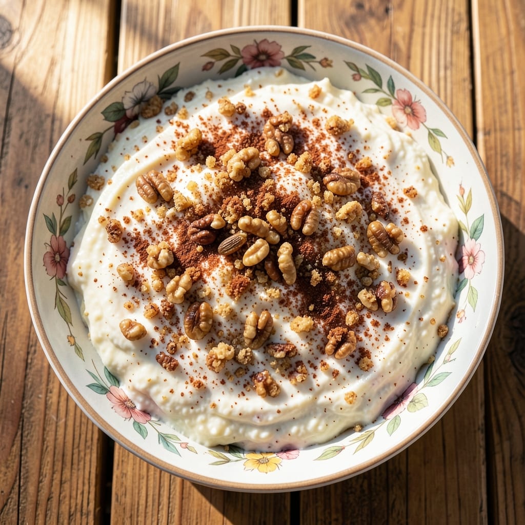 Arabic Lazy Cake Recipe: No-Bake Magic With Spiced Yogurt and Walnut Crunch
