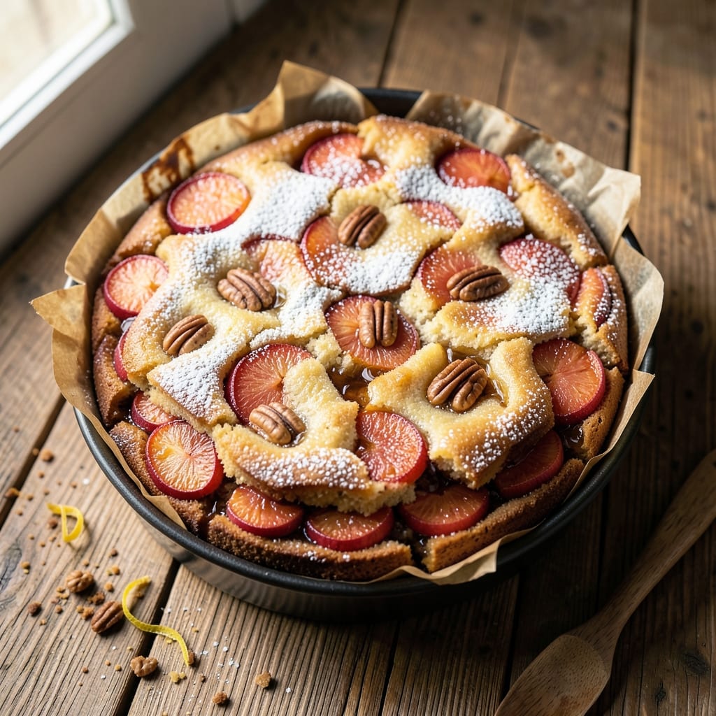 Apple Whiskey Cake Recipe: Boozy Caramel Swirl With Crumbly Top