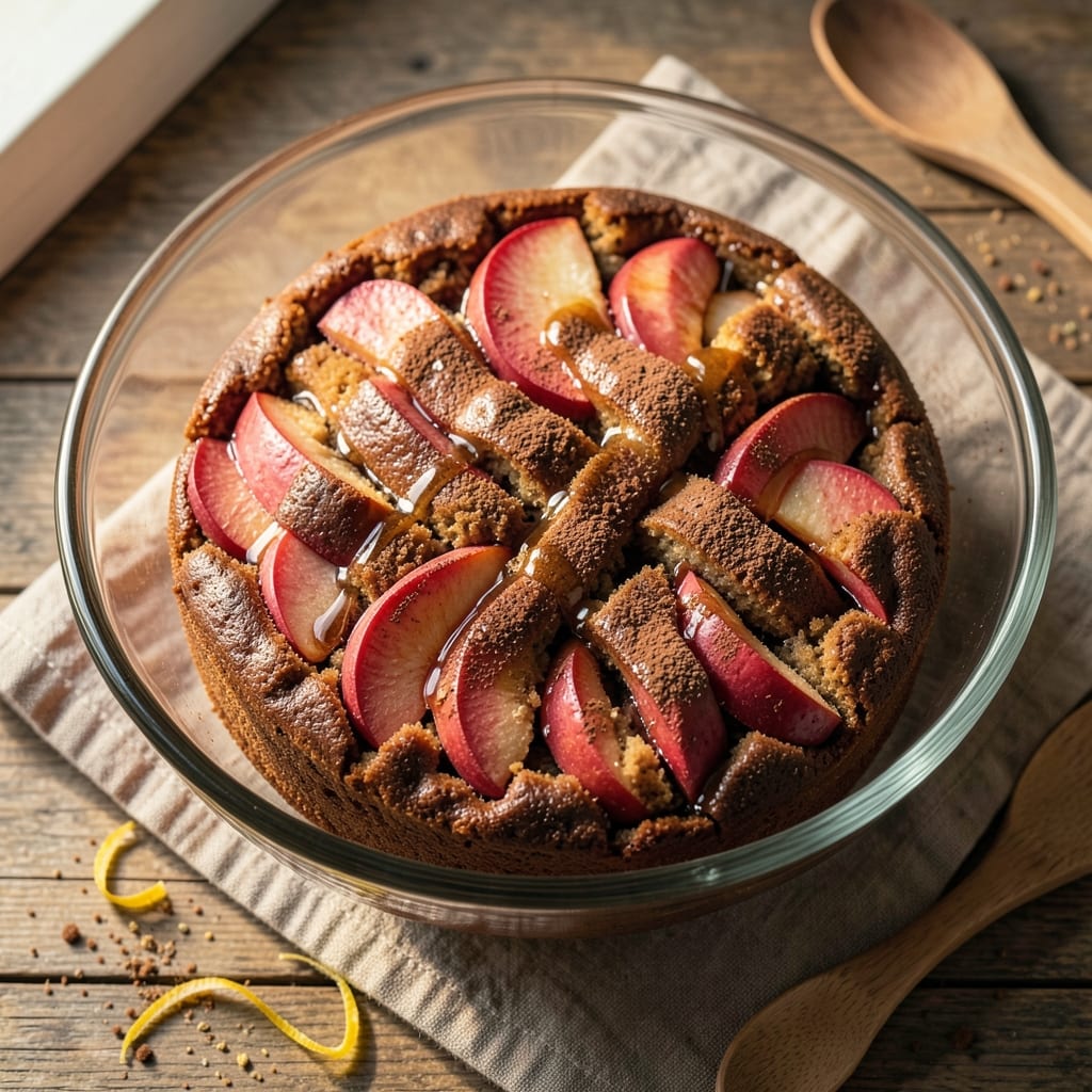 Apples, Cocoa, and Sugarless Cake Recipe: Moist Bites Without the Guilt