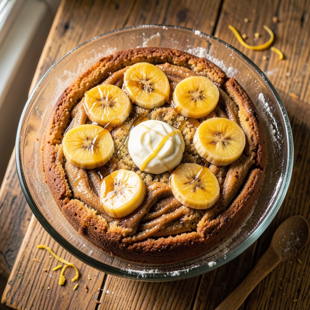 Banana Cake With Box Mix Recipe: Moist Layers and Caramelized Banana Swirls
