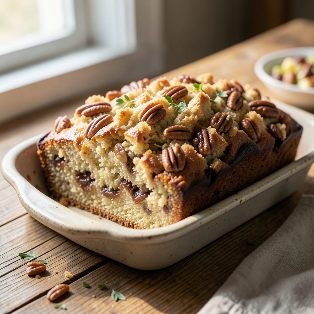 Amazing Pecan Coffee Cake Recipe: Buttery Streusel Crown Over Vanilla-Pecan Swirls