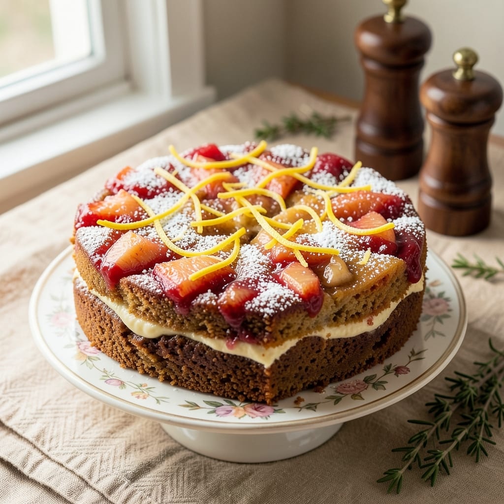 Apple and Lemon Cake Recipe: Zesty Citrus Layers with Buttery Streusel Crown