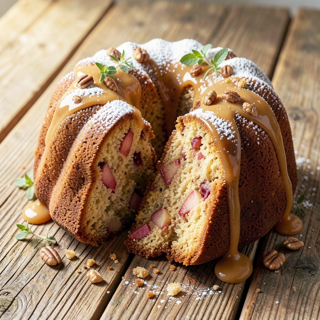Apple Bundt Cake Recipe From Scratch: Spiced Apple Cinnamon Swirls With Buttery Glaze