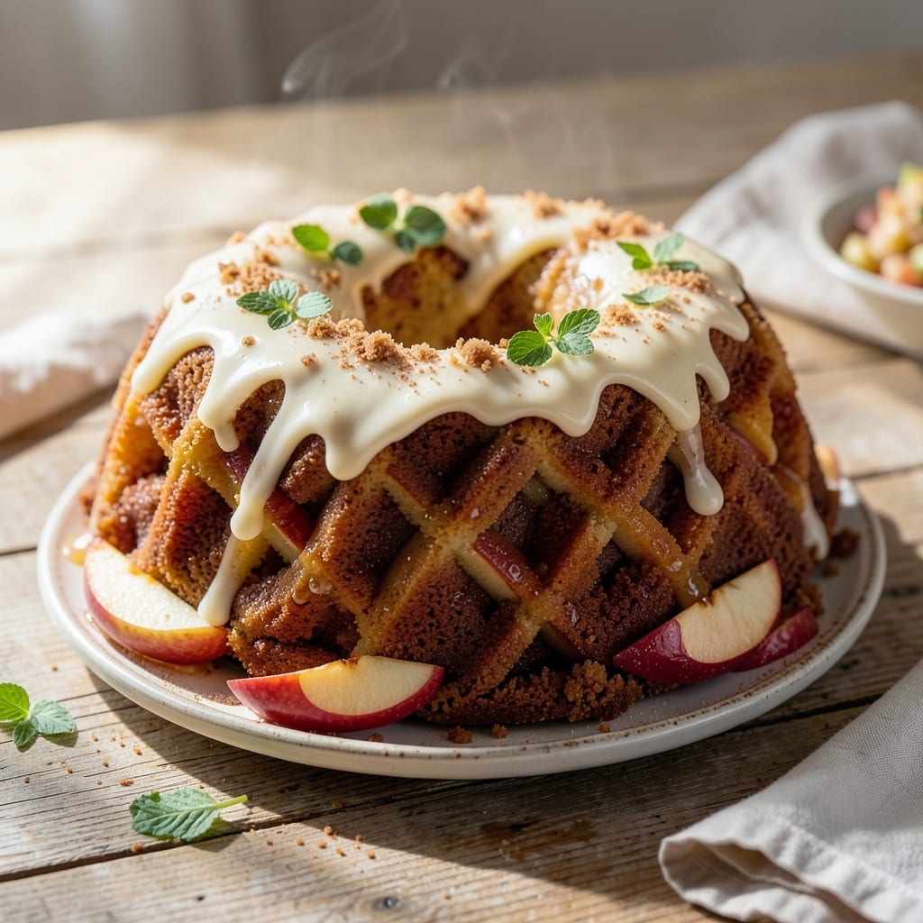 Apple Bundt Coffee Cake Recipe: Cinnamon-Spiced Rings With Buttery Streusel Crown