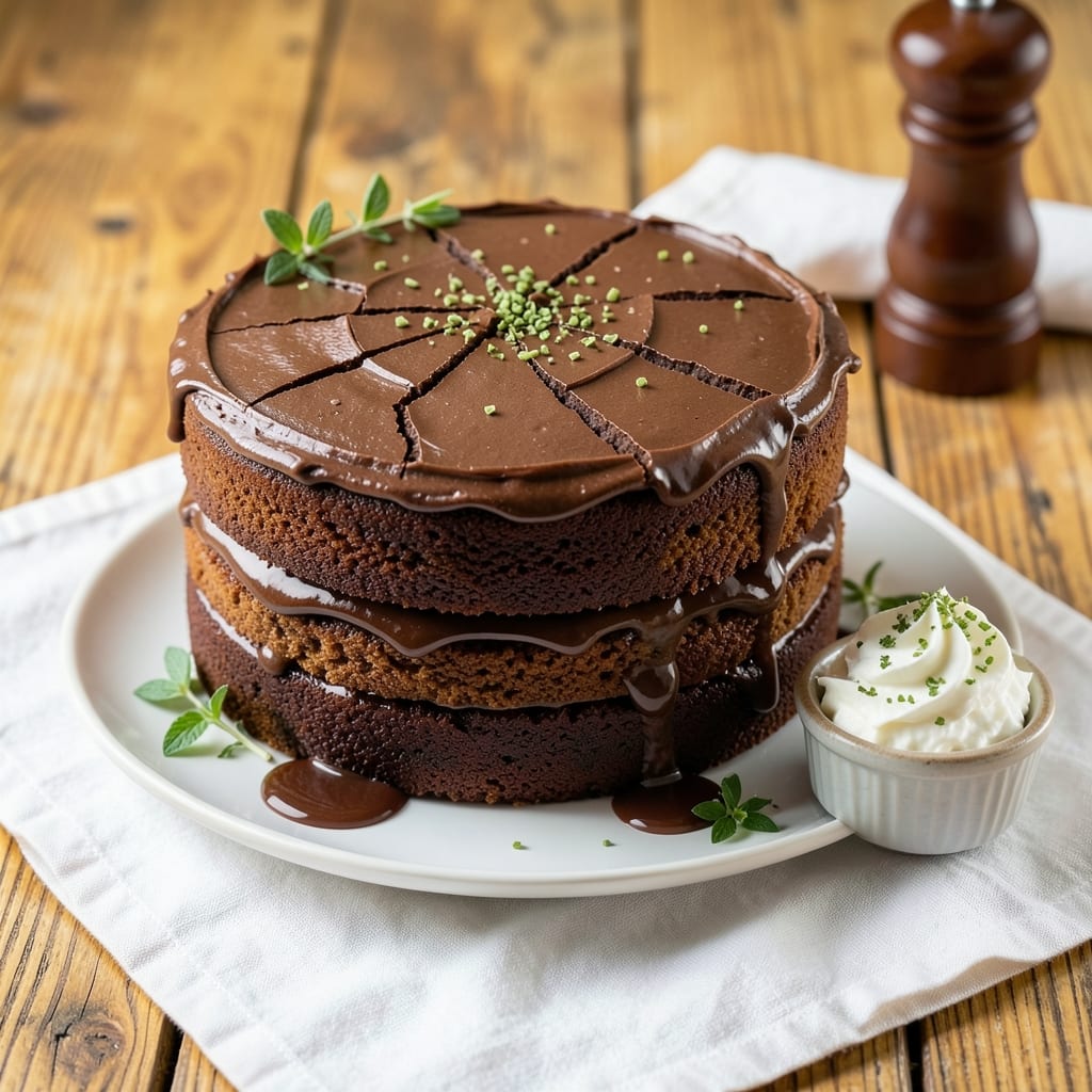 Amish German Chocolate Cake Recipe: Celery Crust Meets Silky Yolk Rivers