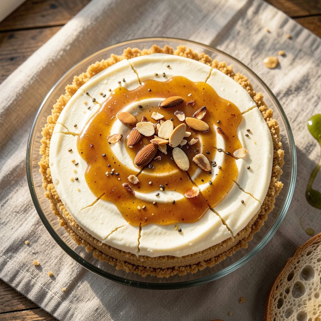 Amaretto Cheesecake No-Bake Recipe: Nutty Liqueur Swirls and Creamy Crust