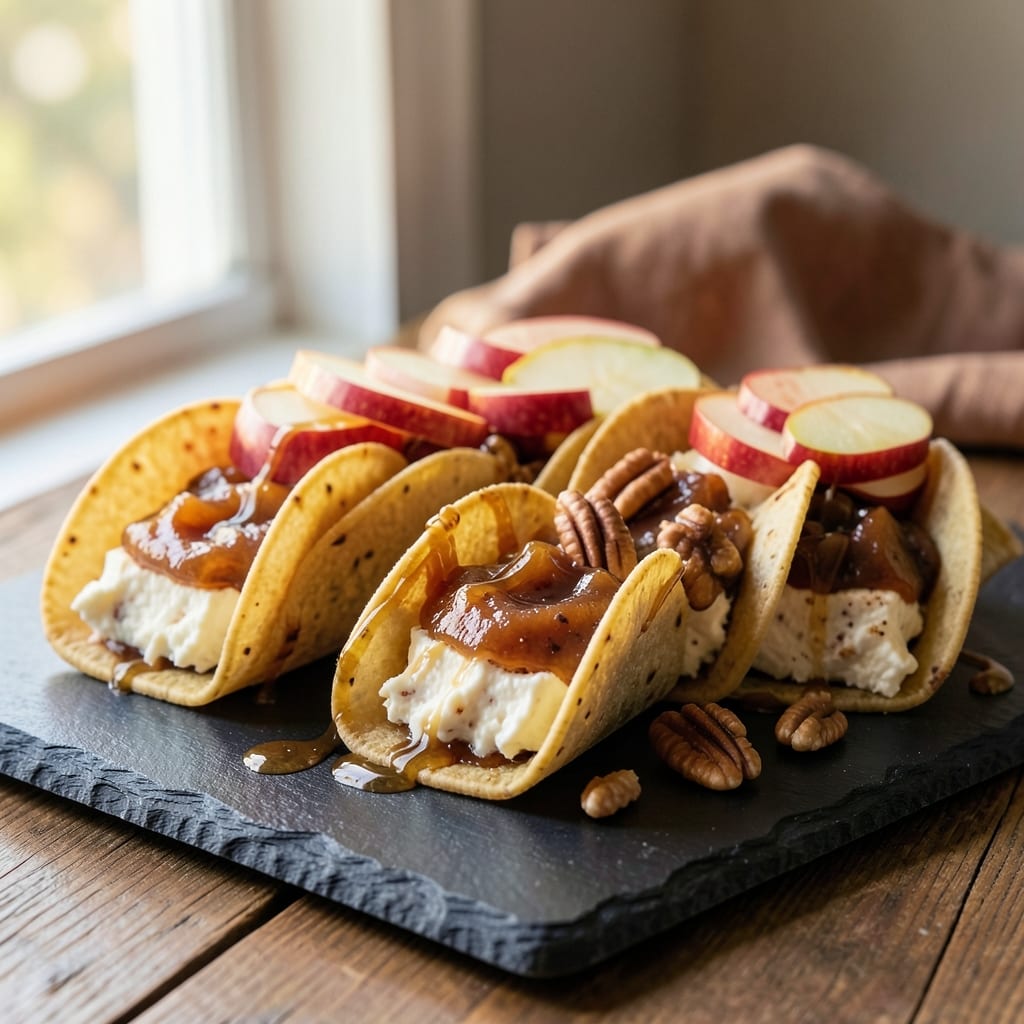 Apple Cheesecake Tacos Recipe: Sweet-Savory Crunch in Every Bite