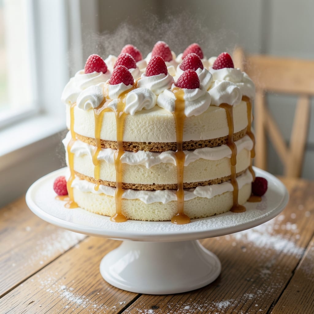 Award-Winning Angel Food Cake Recipe: Light-as-Air Vanilla Cloud With No Eggs