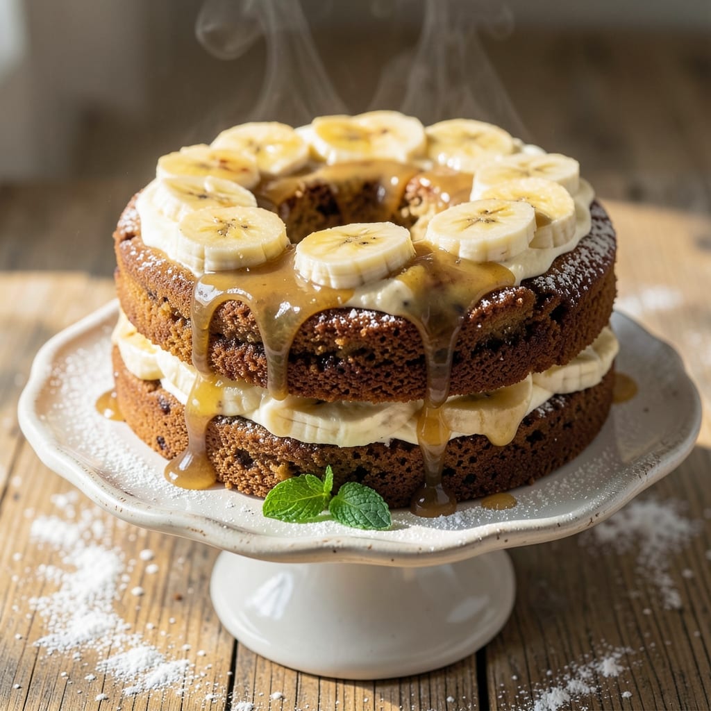 Banana Cake With Condensed Milk Recipe: Creamy Caramel Swirls in One Bowl