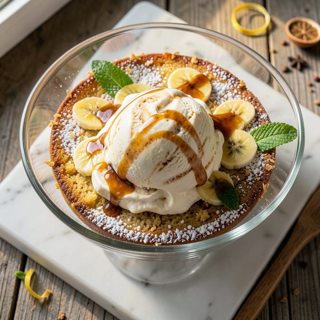 Banana Ice Cream Cake Recipe: Layers of Cake, Ice Cream, and Frosting Bliss