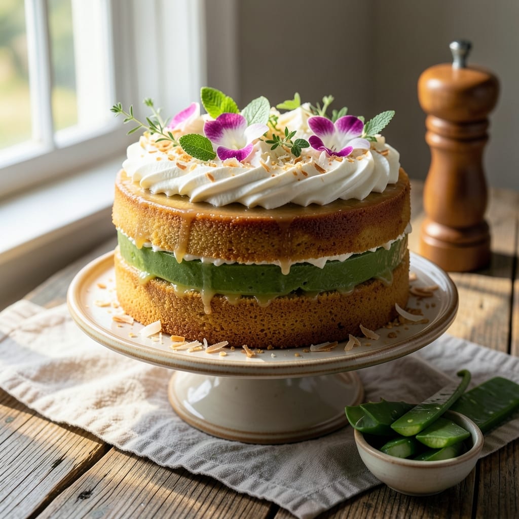 Aloe Vera Cake Recipe: Hydrating Moisture With Zesty Citrus Twist