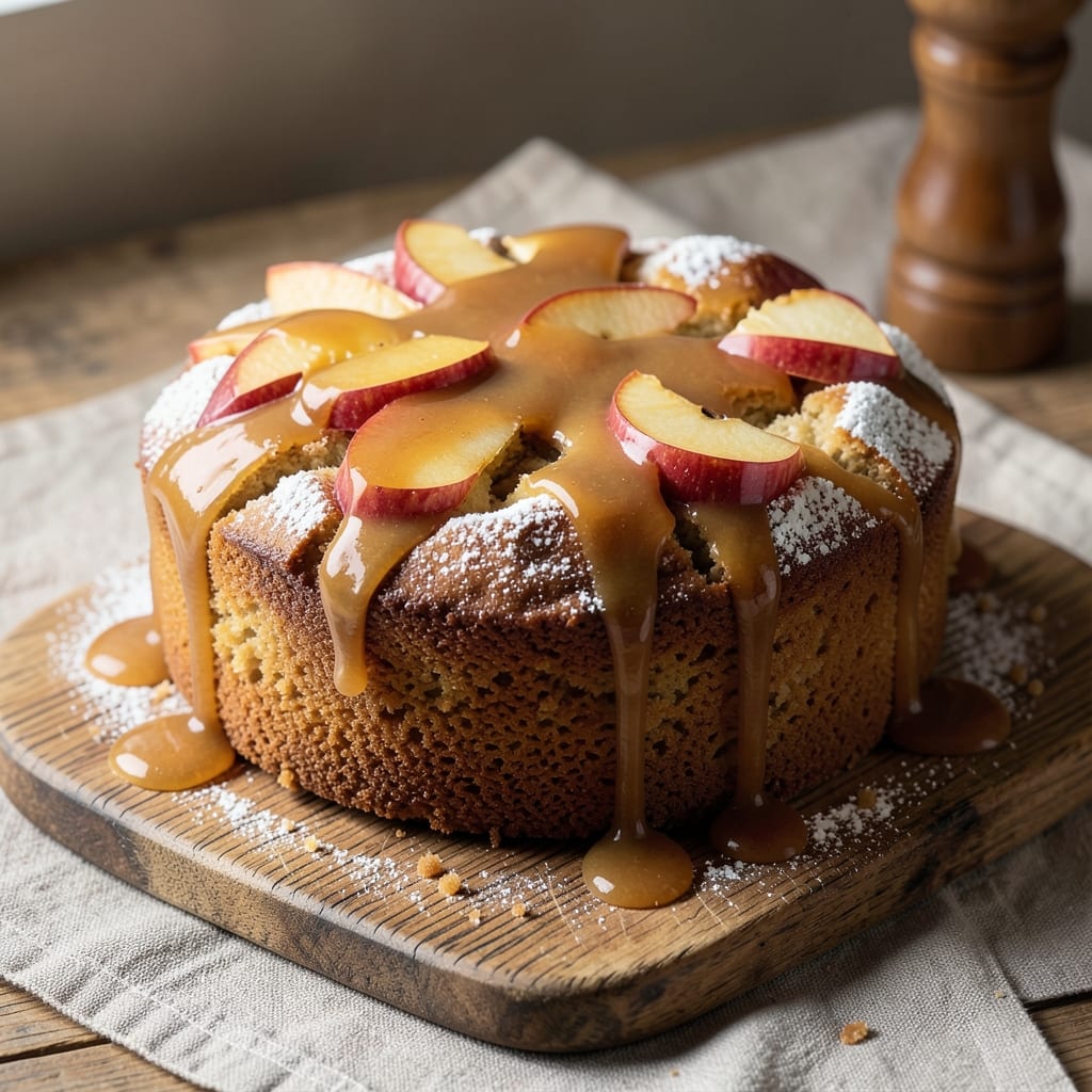 Apple Caramel Cake Recipe UK: Golden Crust and Gooey Caramel Rivers