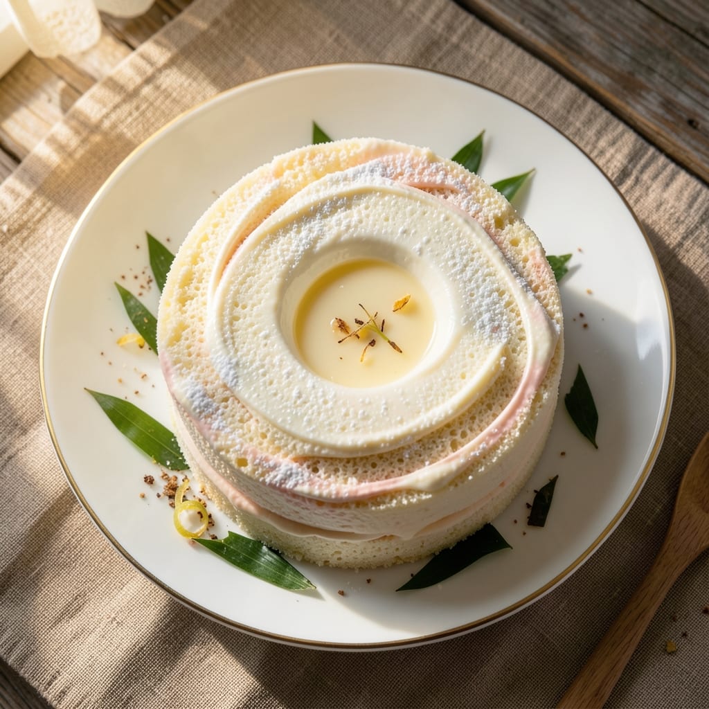 Asian Vanilla Sponge Cake Recipe: Fragrant Jasmine-Infused Layers