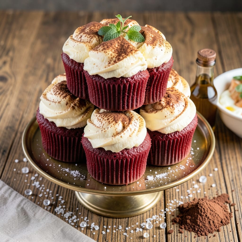 Auntie Em's Red Velvet Cupcakes Recipe: Velvety Cocoa Swirls and Cream Cheese Frosting