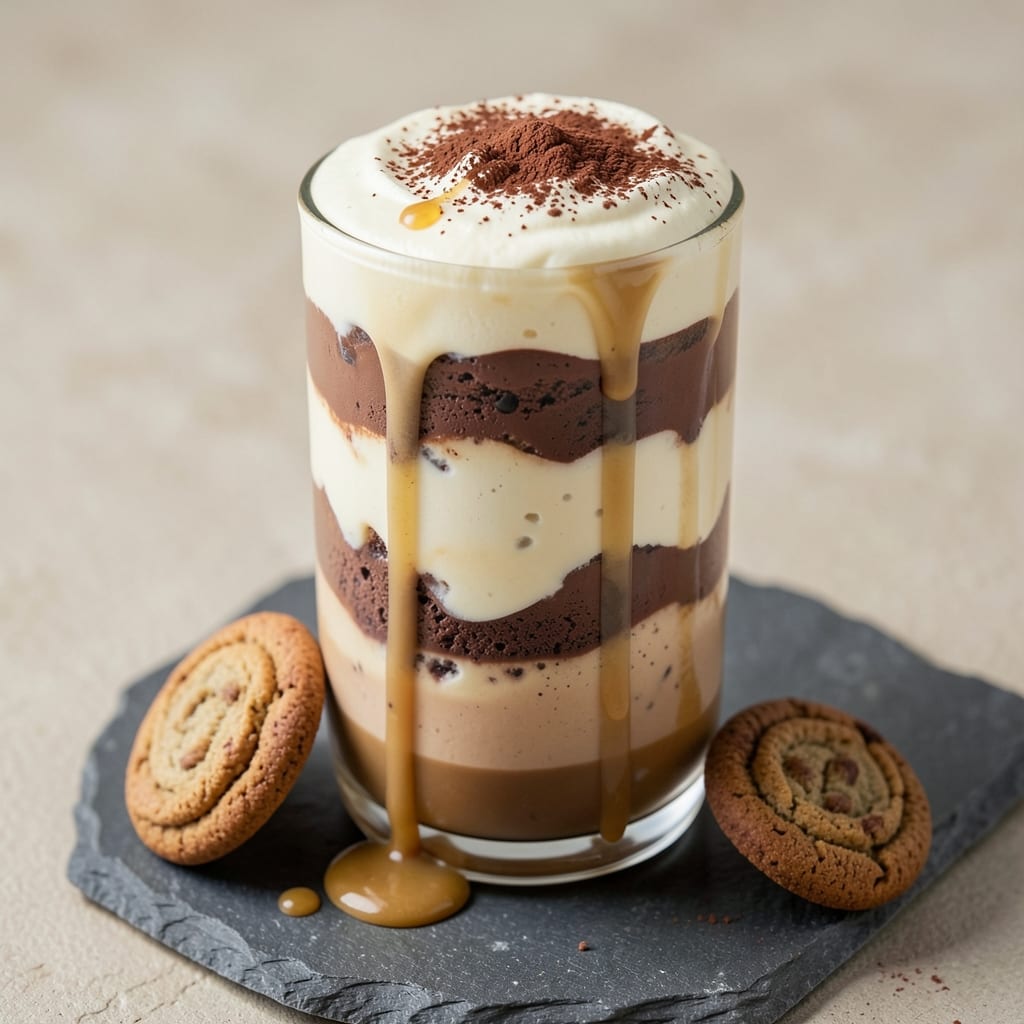 Arbonne Marble Cake Protein Shake Recipe: Vanilla Bean and Chocolate Swirl in One Glass