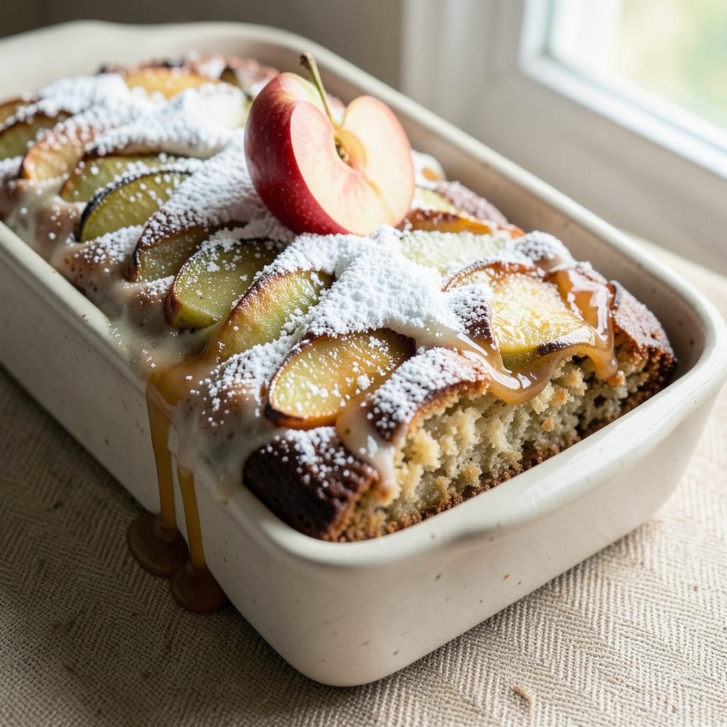 Apple Fritter Loaf Cake Recipe She Likes Milk: Caramelized Apple Bites With Buttery Streusel