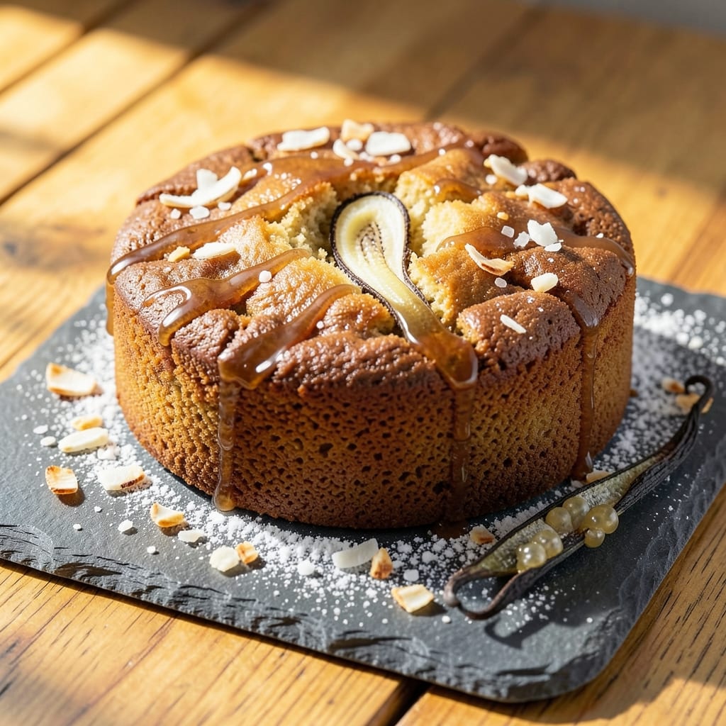 Baked Mung Bean Cake Recipe: Nutty, Moist Texture With Vanilla Bean Depth