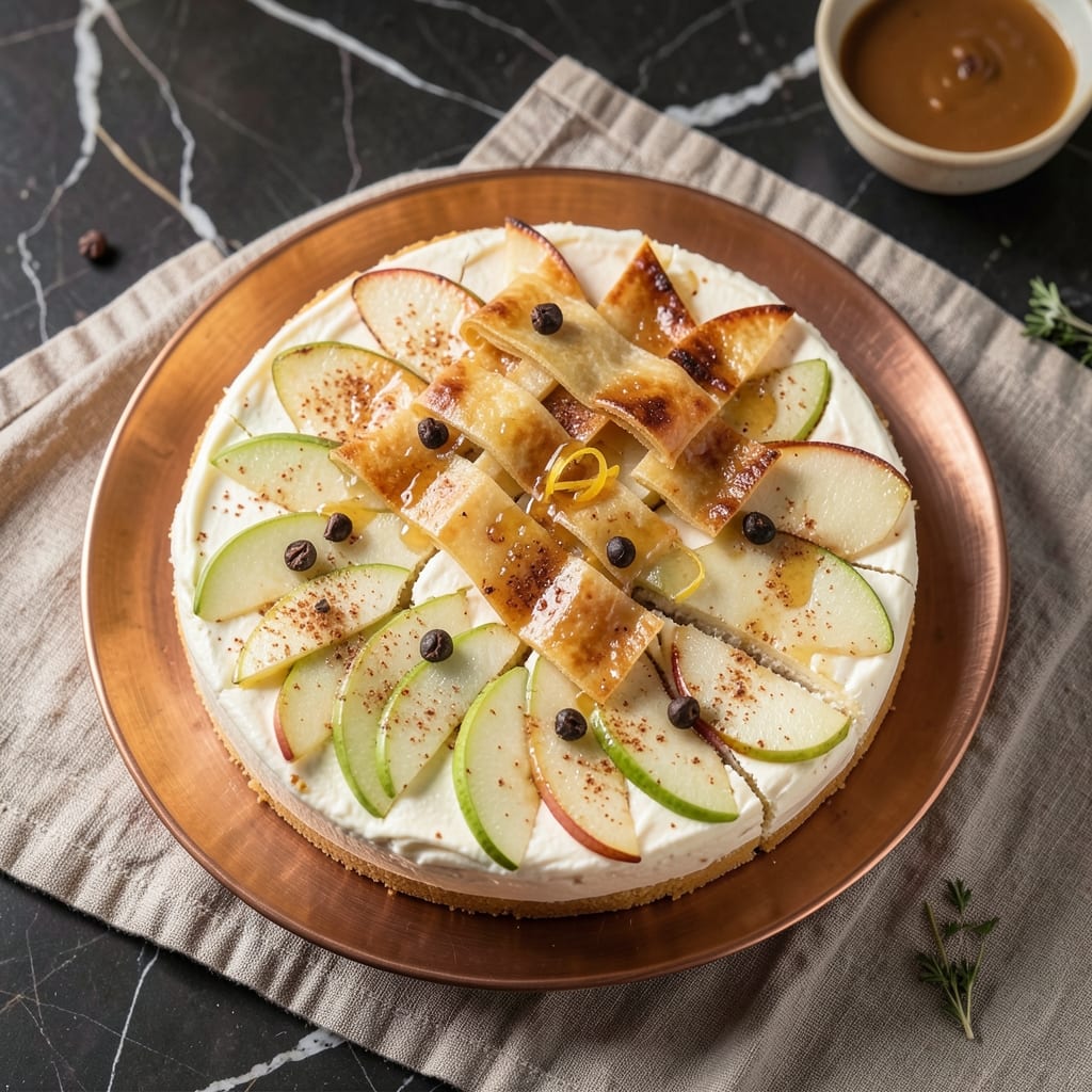 Apple Strudel Cheesecake Recipe: Warm Spice and Buttery Crust Fusion