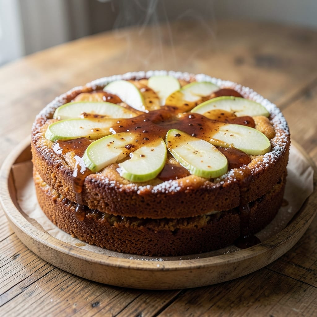 Apple Cake With Rum Sauce Recipe: Boozy Caramelized Top and Spiced Moisture Fusion