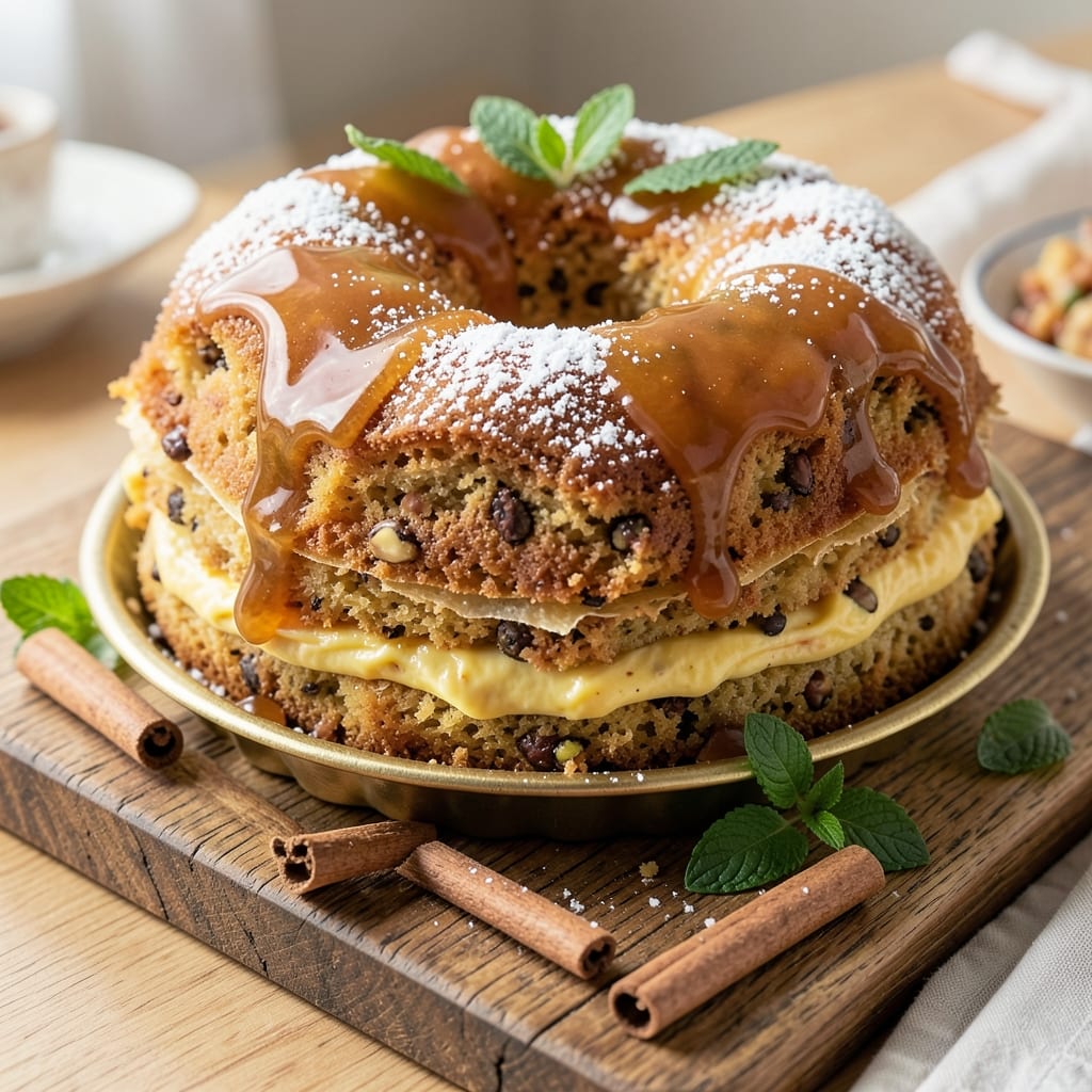 Baklava Banana Bundt Cake Recipe: Nutty Crunch Meets Caramelized Banana Swirls