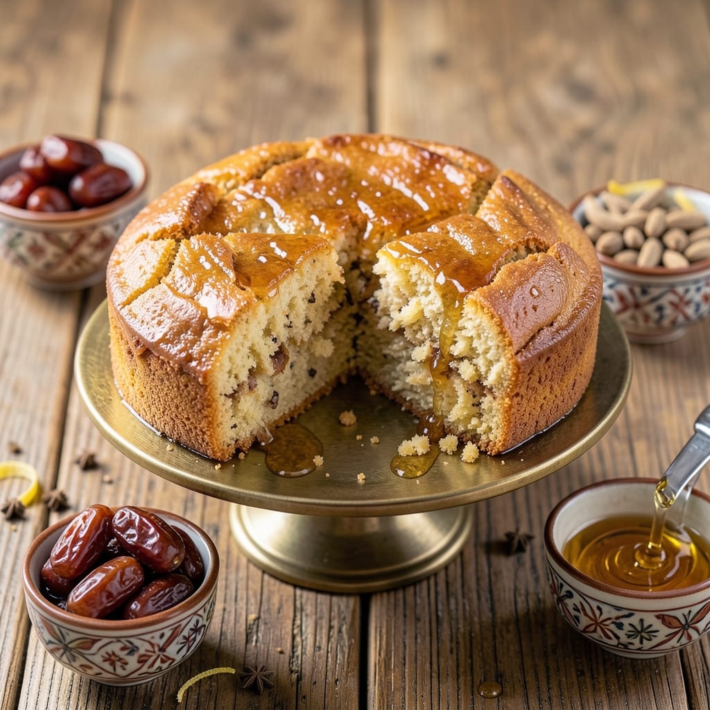 Arabian Honey Cake Recipe: Warm Spice and Golden Crust Delight