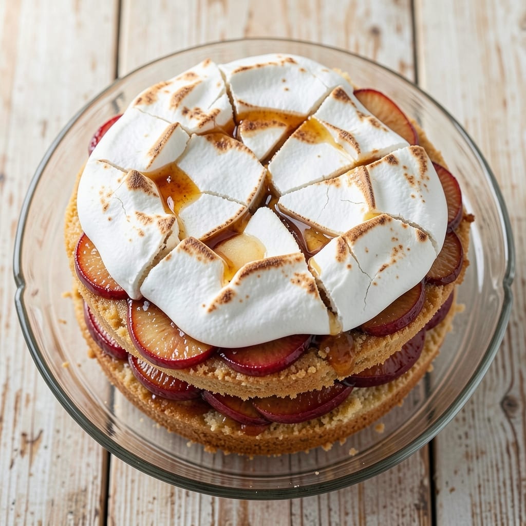 Apple Meringue Cake Recipe: Golden Crust Meets Cloud-Light Topping