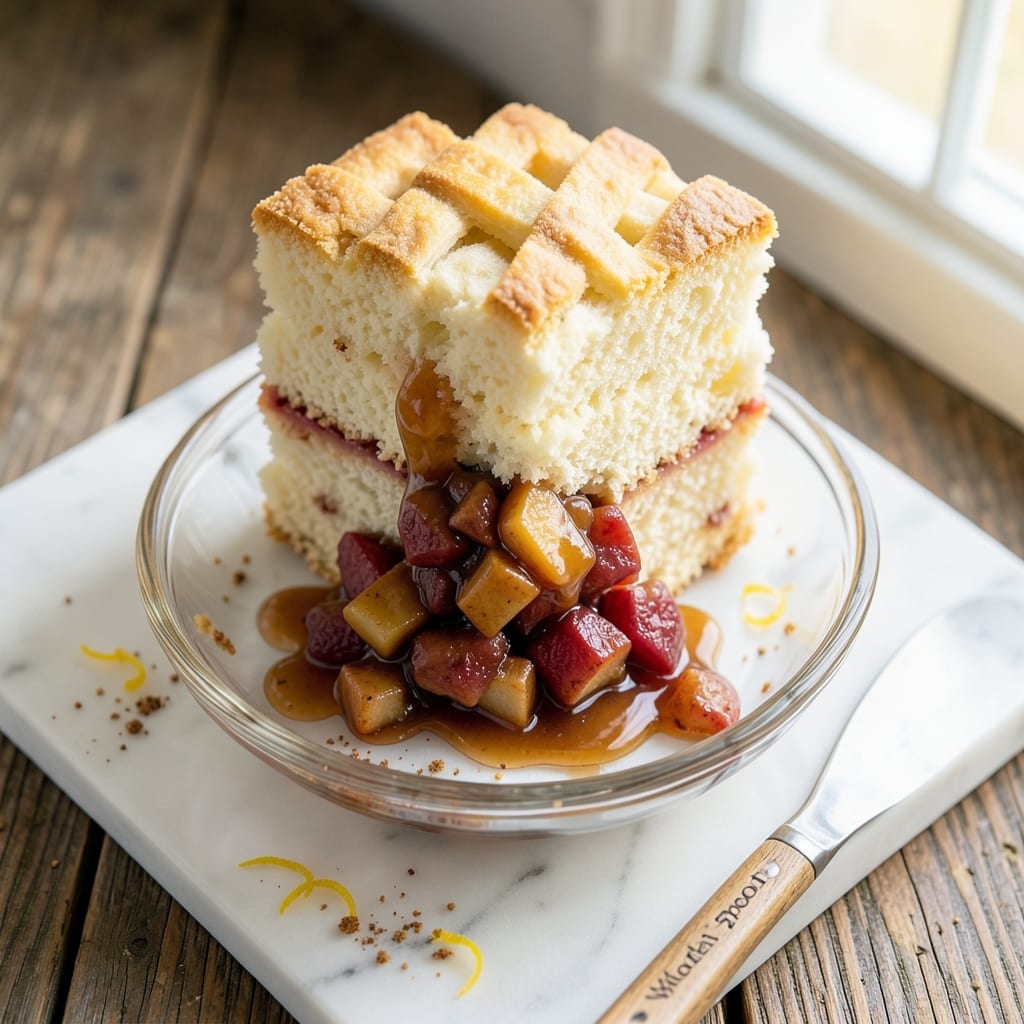 Angel Food Cake Mix and Apple Pie Filling Recipe: Two-Layer Dessert Magic in One Bowl