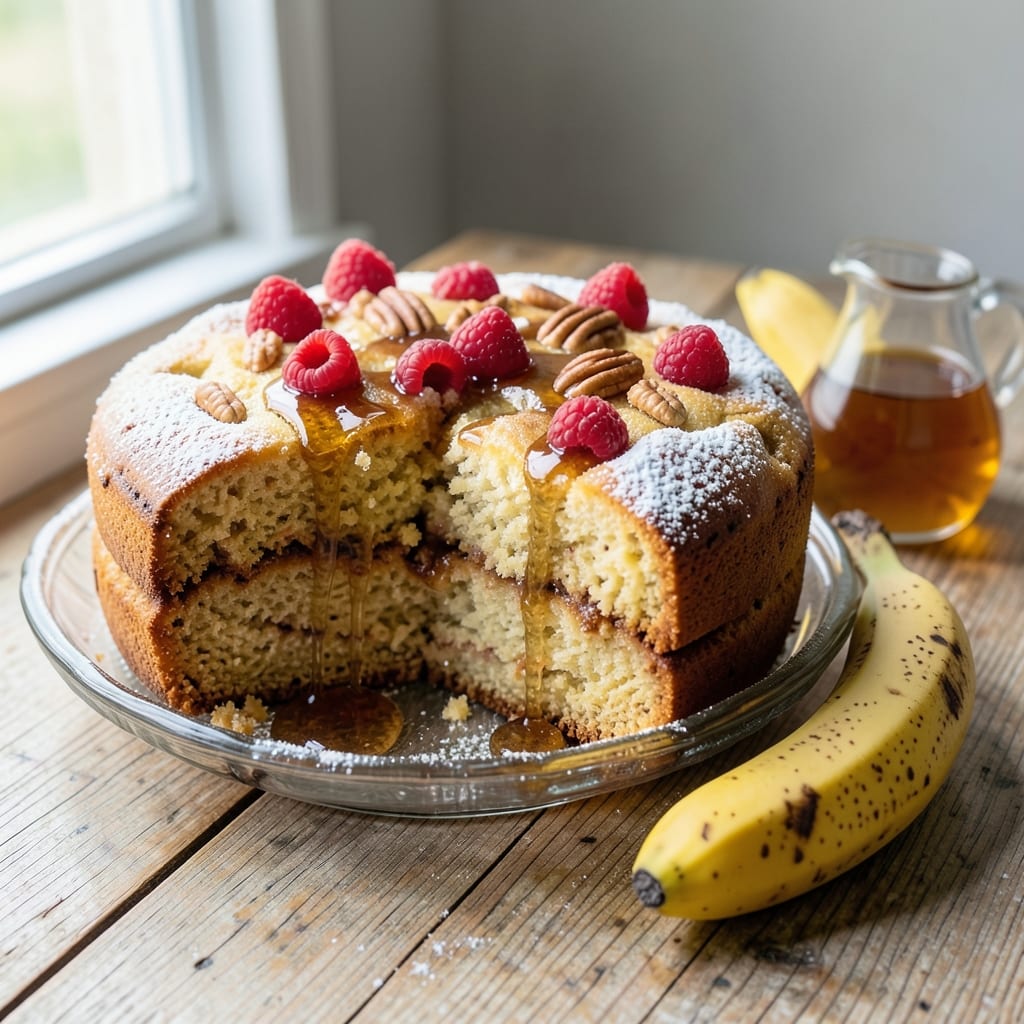 Banana Cake With Maple Syrup Recipe: Warm Spice and Sticky Glaze Harmony