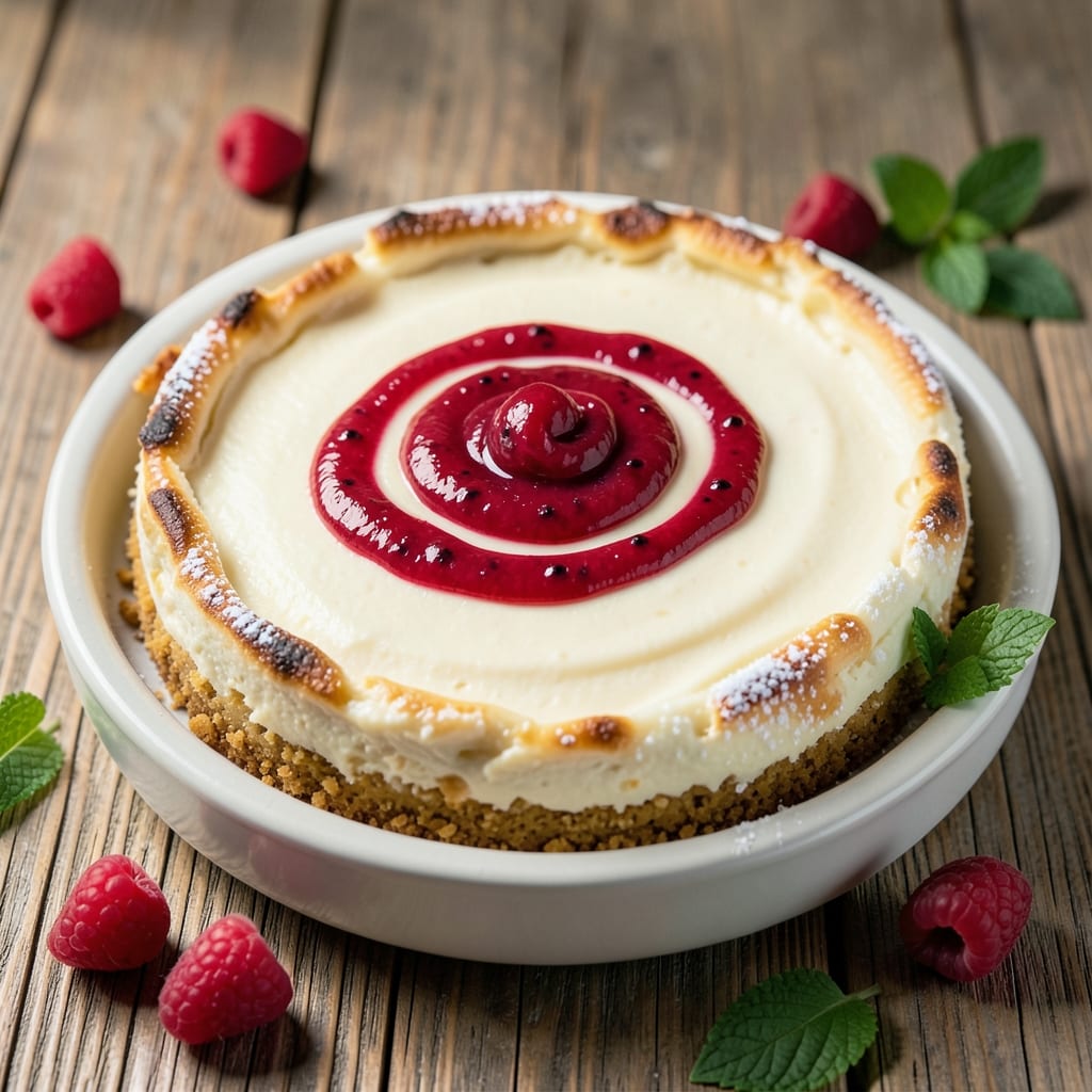 Baked Cottage Cheese Cheesecake Recipe: Ultra Light Yet Dense With No Soggy Base