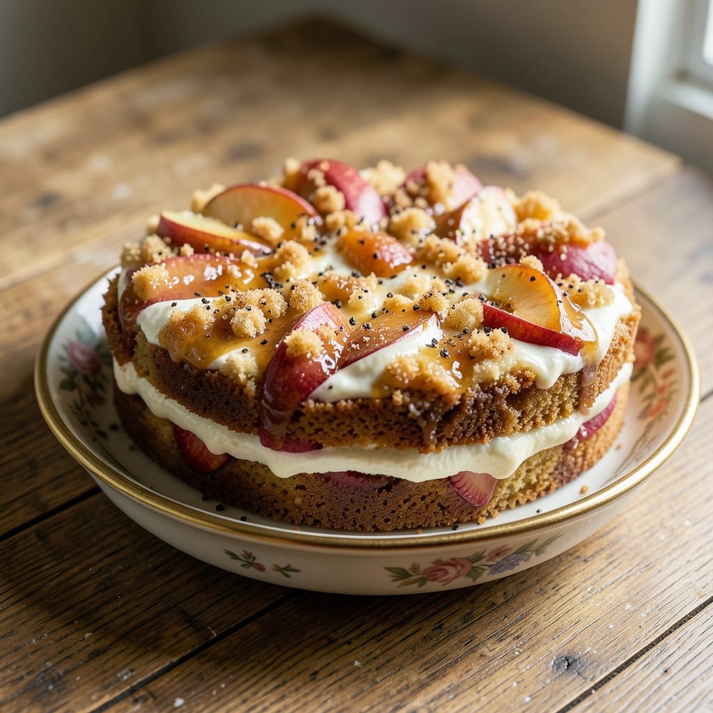 Apple Coffee Cake Recipe With Yogurt: Moist Apple Layers and Tangy Yogurt Swirls