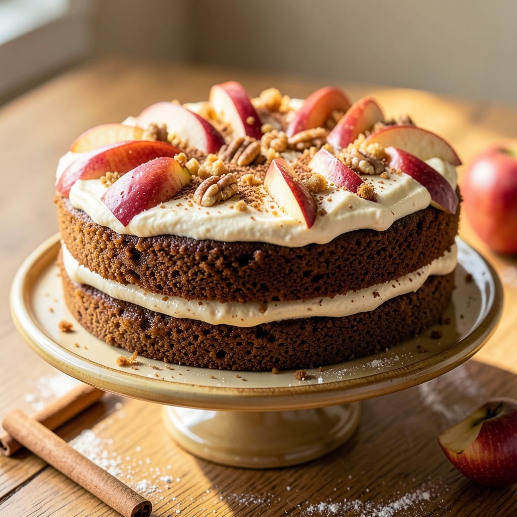 Apple Spice Cake Recipe With Box Mix: No-Bake Streusel Crown Magic