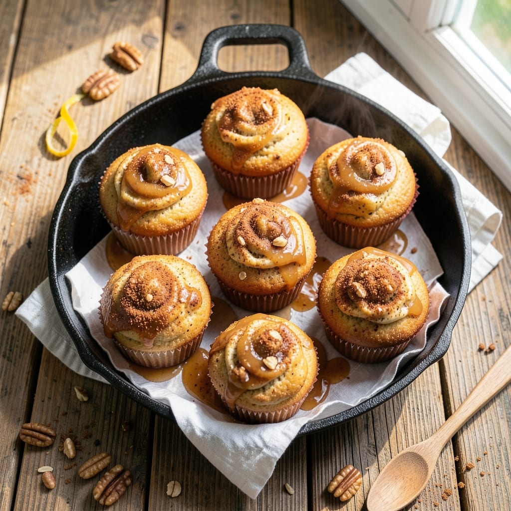 Apple Cider Donut Cupcake Recipe: Spiced Streusel Crowns With Caramelized Cider Glaze