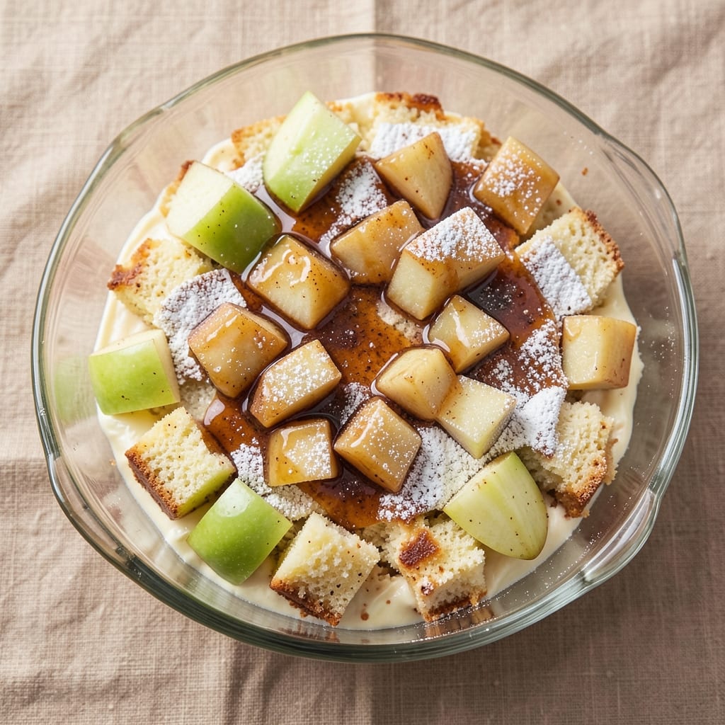 Apple Vanilla Cake Recipe: Spiced Apple Filling with Vanilla Bean Frosting