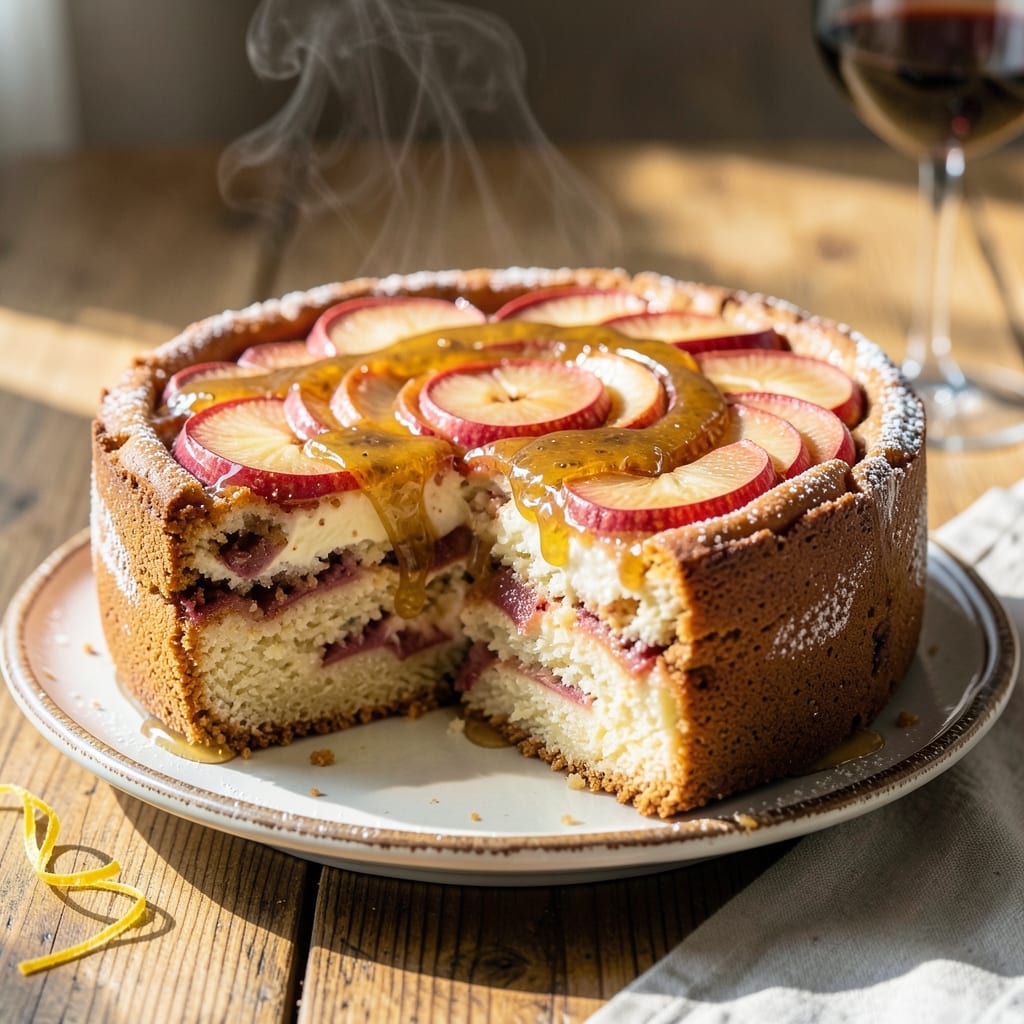 Apple Honey Cake Recipe Jewish: Spiced Apple and Honey Layers with Crunchy Top