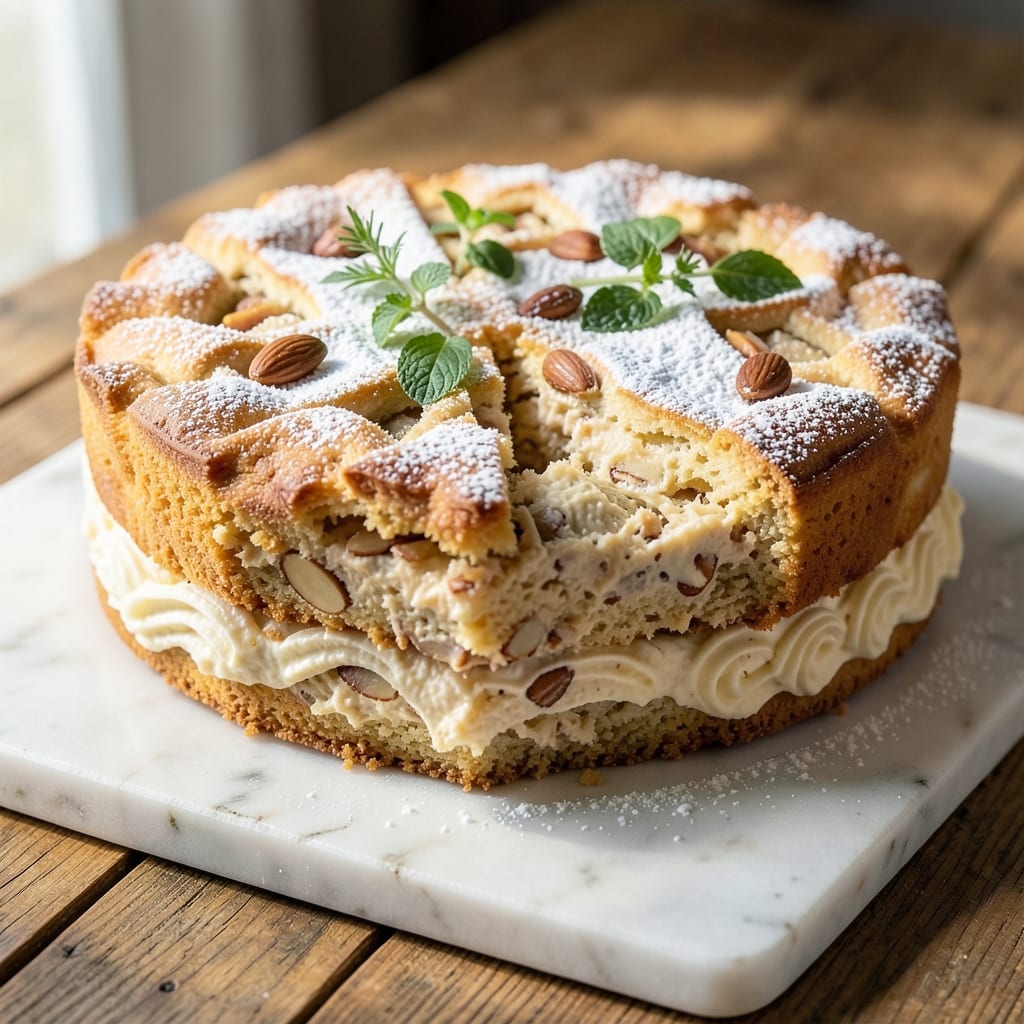 Almond Frangipane Cake Recipe: Flaky Layers and Nutty Cream Fusion