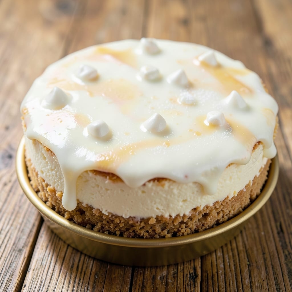 Baker's White Chocolate Cheesecake Recipe: Silky Swirls and Crispy Graham Base