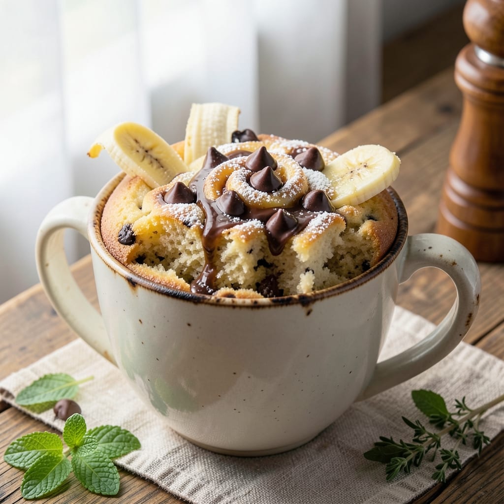 Banana Chocolate Chip Mug Cake Recipe: Microwave Mug Magic With Fudgy Cocoa Swirls